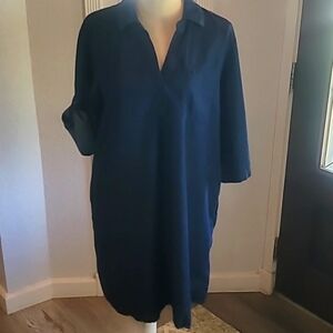 Linen Denim-like dress